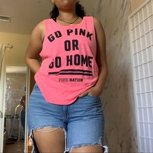 Pink tank top